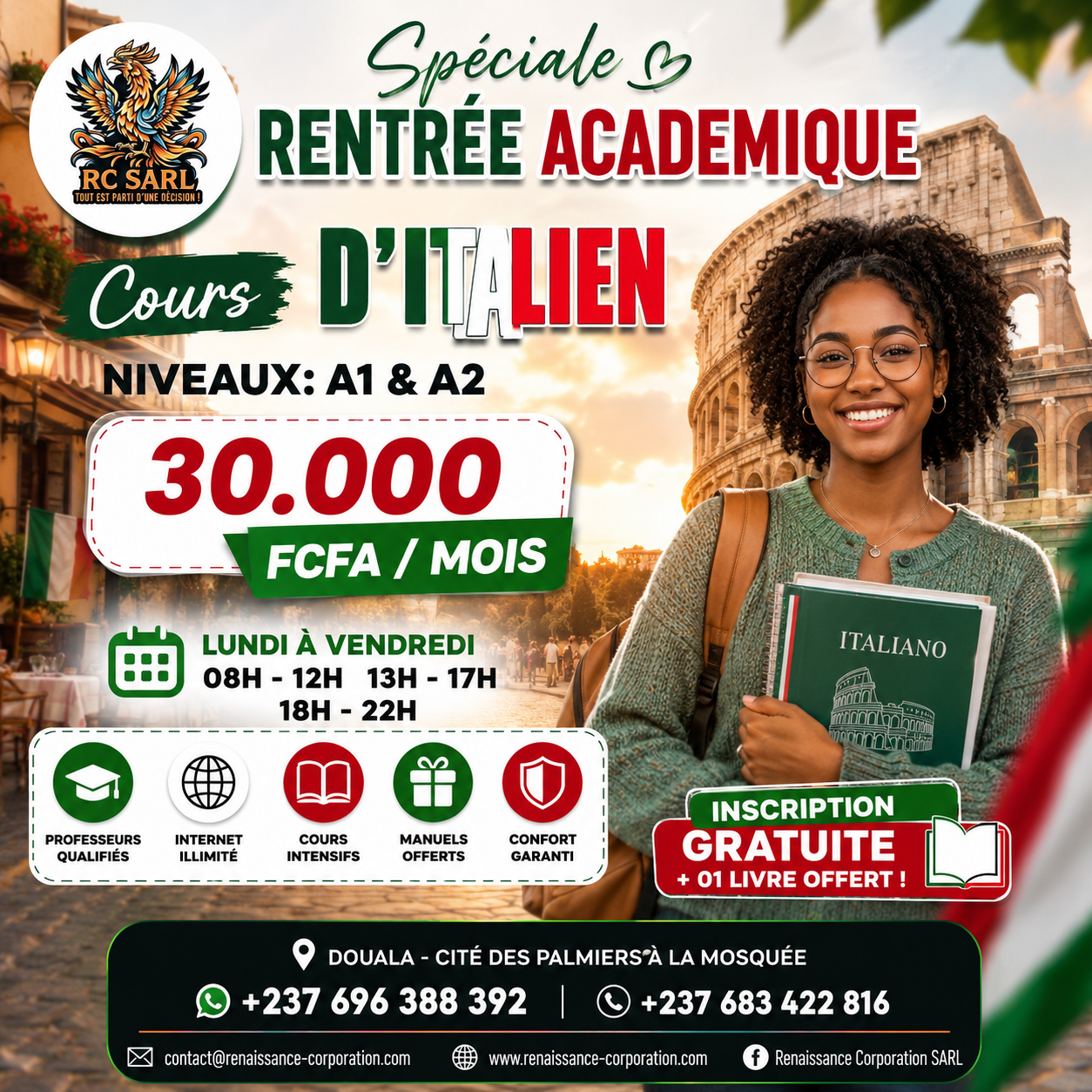 Cours d'italien