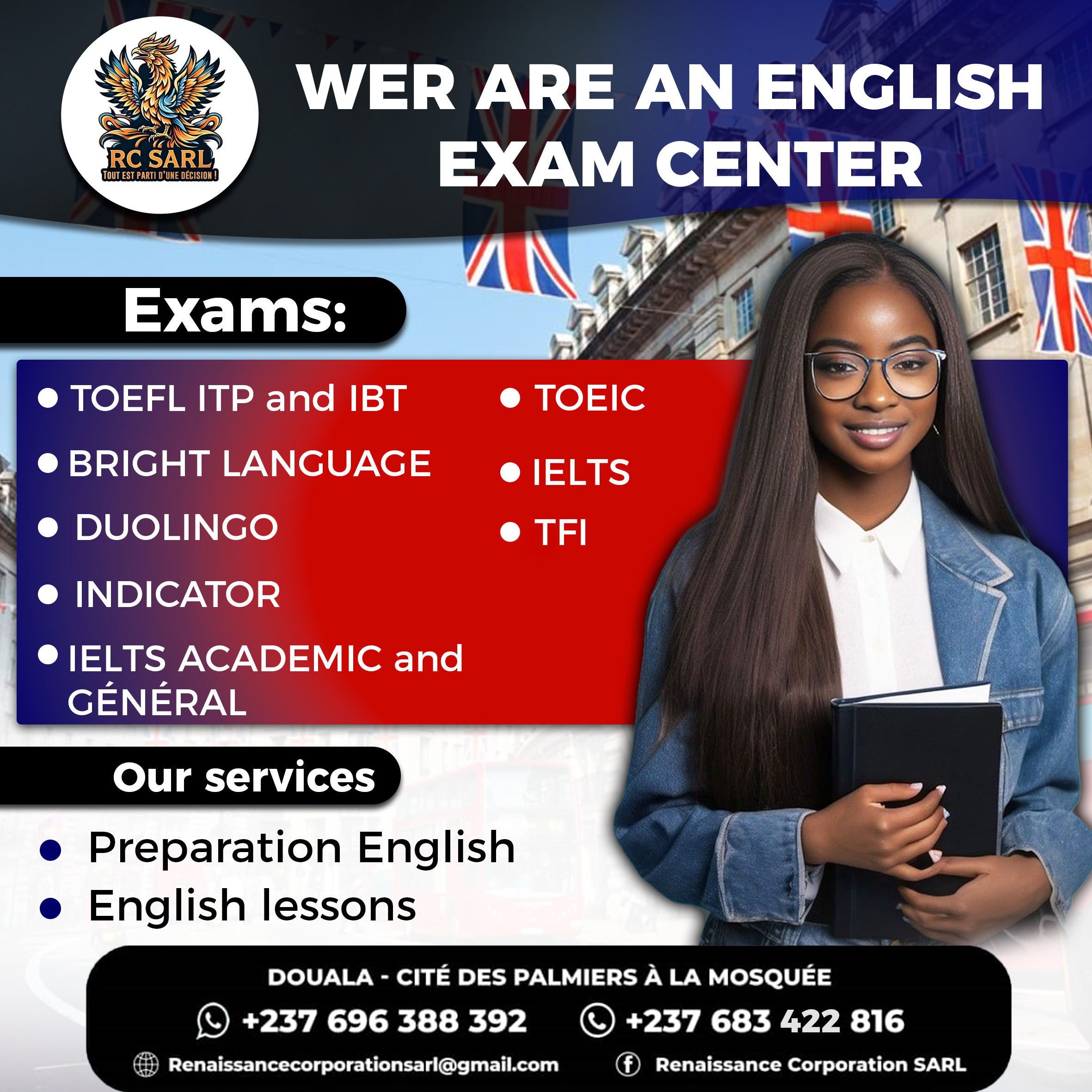 Étudiants en cours d'anglais